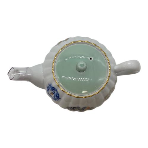 香蘭社 (コウランシャ) 二人用茶器セット 757-AHR2 金ミル花丸紋