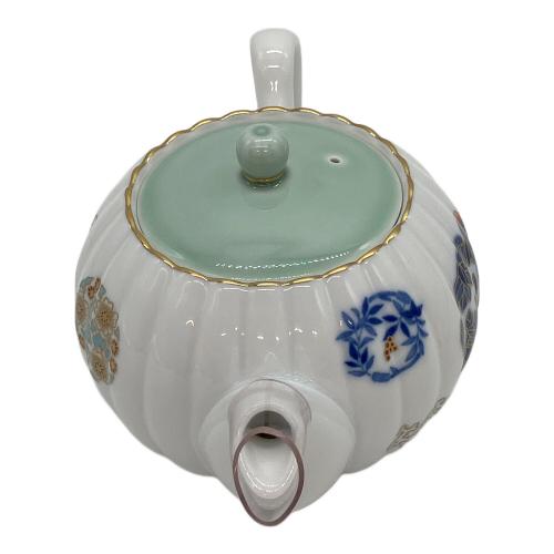 香蘭社 (コウランシャ) 二人用茶器セット ▲/757-AHR2 金ミル花丸紋