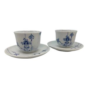 ROYAL COPENHAGEN (ロイヤル・コペンハーゲン) ペアカップ 1017410 ブルーパルメッテ