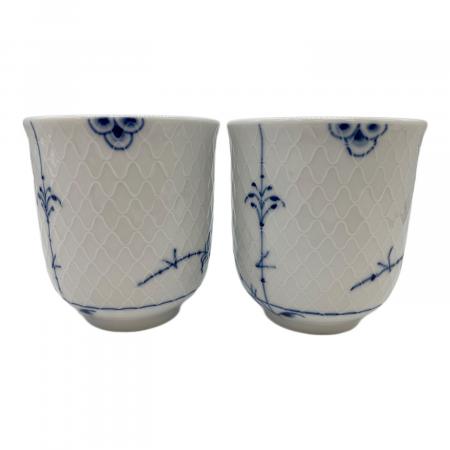 【未使用】ロイヤルコペンハーゲン ブルーパルメッテ 蓋付きカップ4個セット ROYAL COPENHAGEN (ロイヤル・コペンハーゲン) カップセット 2500029