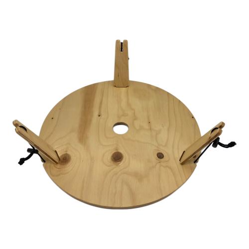 YOKA (ヨカ) アウトドアテーブル TRIPOD TABLE ROUND ナチュラル