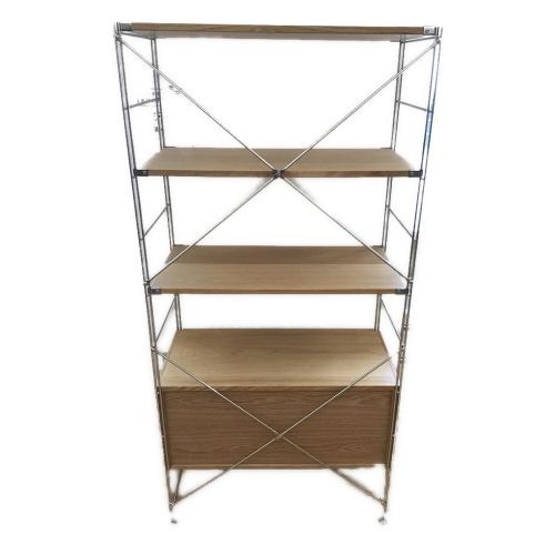 無印良品 (ムジルシリョウヒン) ステンレスユニットシェルフ ナチュラル×シルバー