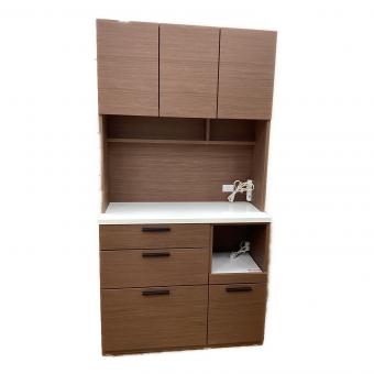 ニトリ レンジボード 382 ブラウン×ホワイト エトナ