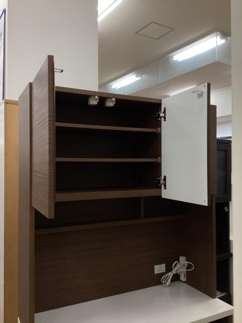 ニトリ レンジボード 382 ブラウン×ホワイト エトナ