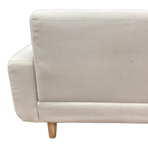 LOWYA (ロウヤ) 2人掛けソファー 291 ライトグレー×ナチュラル