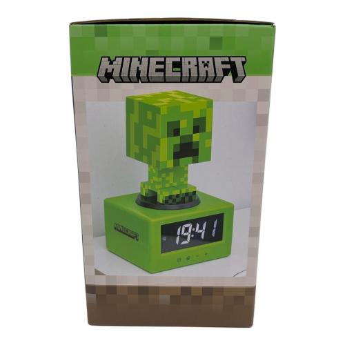 マインクラフト クリーパー目覚まし時計ライト キャラクターグッズ