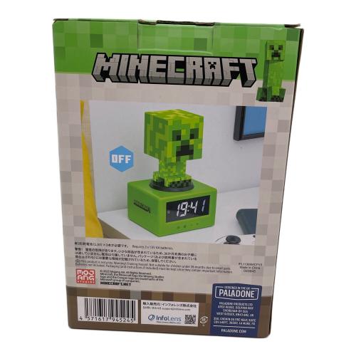 マインクラフト クリーパー目覚まし時計ライト キャラクターグッズ