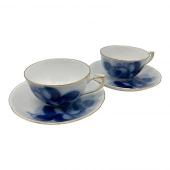 大倉陶園 (オオクラトウエン) カップ&ソーサー ブルーローズ(8211)