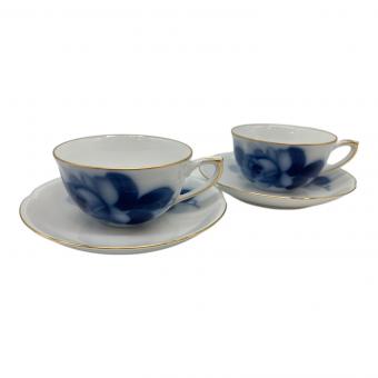 大倉陶園 (オオクラトウエン) カップ&ソーサー ブルーローズ(8211)