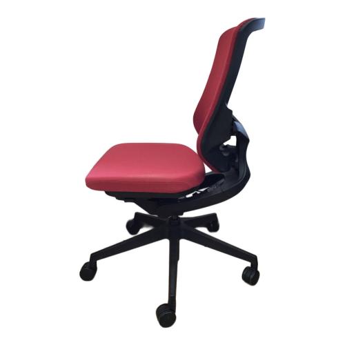 NAIKI チェア SLEB512F レッド×ブラック