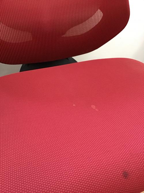 NAIKI チェア SLEB512F レッド×ブラック