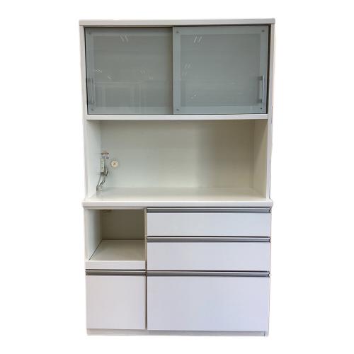 松田家具 (マツダカグ) レンジボード 1180 ホワイト ターキーレンジ