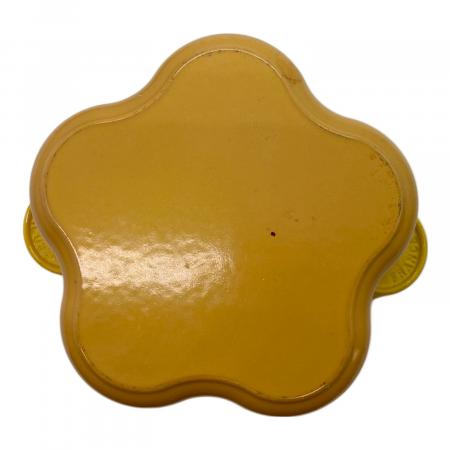 LE CREUSET (ルクルーゼ) 鍋 20㎝ イエロー ココットフルール