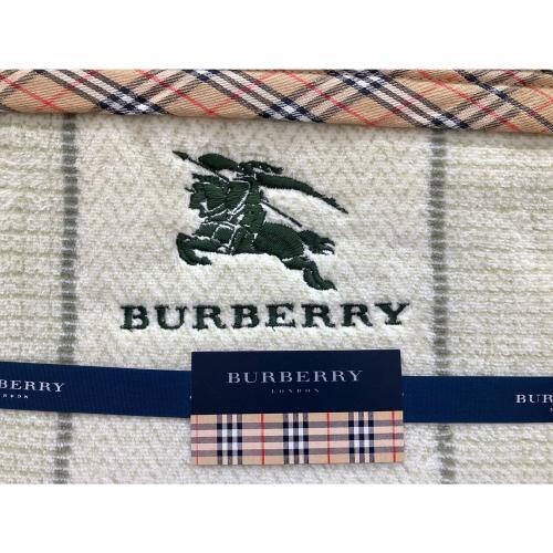 BURBERRY (バーバリー) シール織綿毛布 FEF1001410 シングル(幅140×長さ200cm)