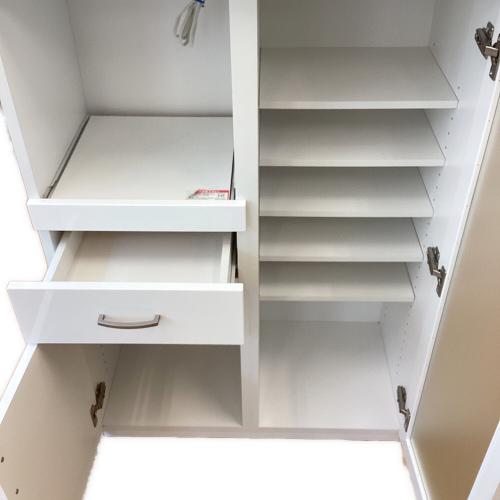 ニトリ 2枚扉レンジ台 169 ホワイト