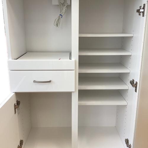 ニトリ 2枚扉レンジ台 169 ホワイト