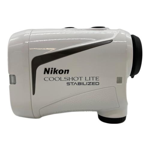 Nikon (ニコン) ゴルフ距離測定器 cool shot lite stabilized ホワイト