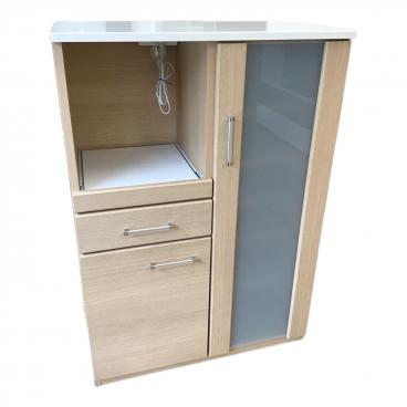 【トレファク神戸新長田】ニトリのホワイトレンジ台入荷しました！!!!【取りに来れる方限定】 ニトリ レンジ台 ホワイト 1枚扉 ポスティア｜トレファクONLINE