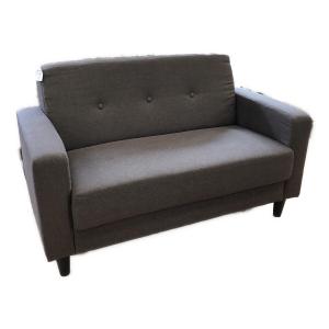 2人掛けソファー ブラウン