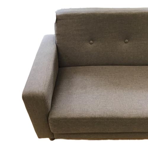 2人掛けソファー ブラウン