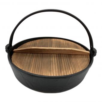 南部鉄器 (ナンブテッキ) すき焼き鍋 ブラック