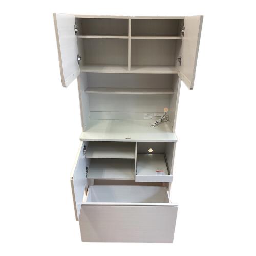 IRIS OHYAMA (アイリスオーヤマ) レンジボード KCB-790 幅79 奥行41 高さ175.3(cm) ホワイト