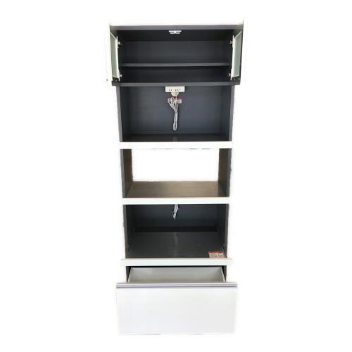 レンジボード ホワイト×グレー ノーチェ 70キッチン