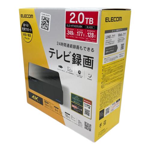 ELECOM (エレコム) TV向け外付けハードディスク ELD-HTV020UBK
