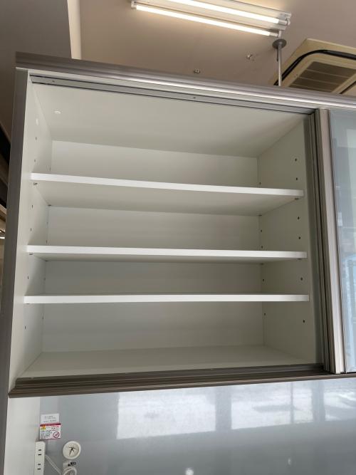 松田家具 (マツダカグ) レンジボード 1600 ホワイト×グレー ダーウィンレンジ