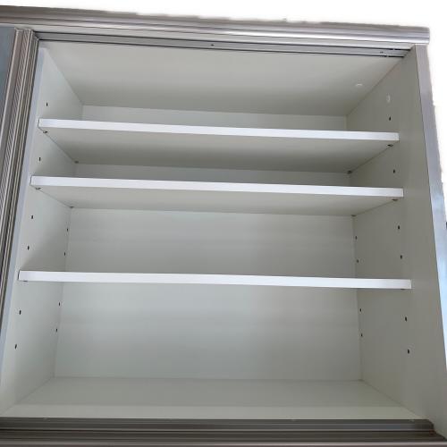 松田家具 (マツダカグ) レンジボード 1600 ホワイト×グレー ダーウィンレンジ
