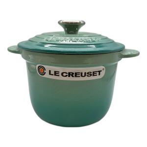 LE CREUSET (ルクルーゼ) ココット・エブリィ ホーロー鍋 18cm ミント インナーリッド付