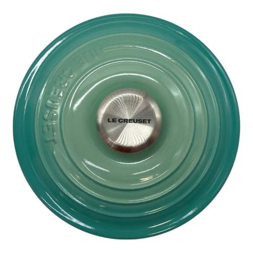 LE CREUSET (ルクルーゼ) ココット・エブリィ ホーロー鍋 18cm ミント インナーリッド付