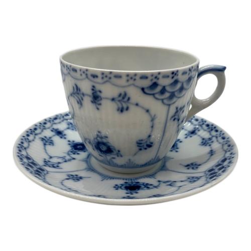 ROYAL COPENHAGEN (ロイヤル・コペンハーゲン) カップ&ソーサー ブルーフルーテッド・ハーフレース