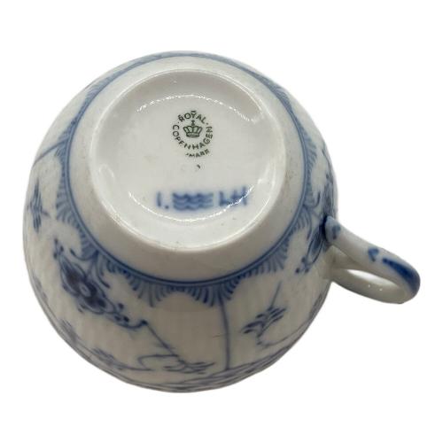 ROYAL COPENHAGEN (ロイヤル・コペンハーゲン) カップ&ソーサー ブルーフルーテッド・ハーフレース