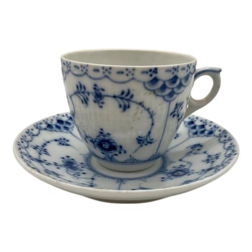 ROYAL COPENHAGEN (ロイヤル・コペンハーゲン) カップ&ソーサー ブルーフルーテッド・ハーフレース