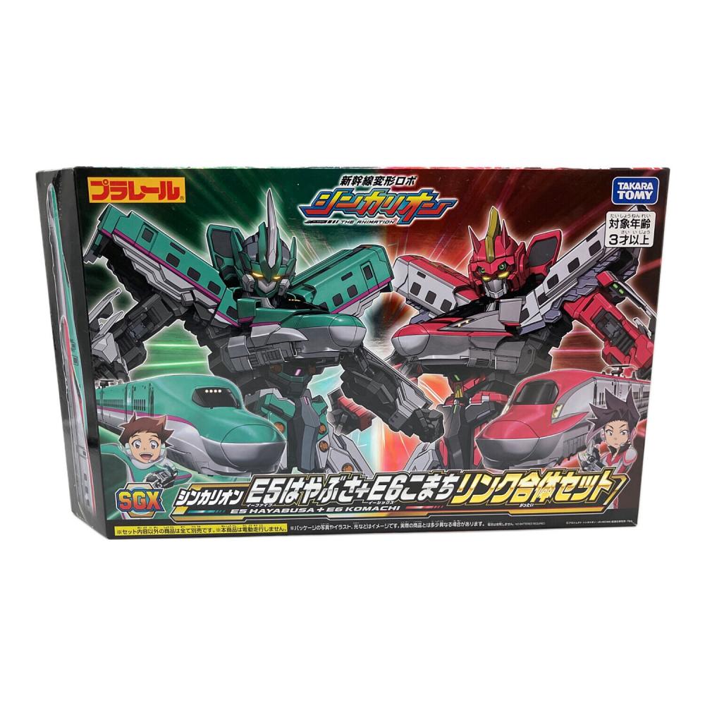【新品】シンカリオンE6こまち 中古 シンカリオンE5はやぶさ セット 新幹線変形ロボ SGX シンカリオン E5はやぶさ＋E6こまち リンク合体