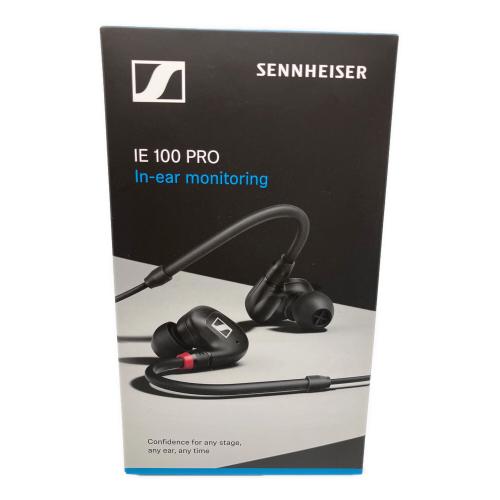 SENNHEISER (ゼンハイザー) カナル型有線イヤホン IE 100 PRO Black 508940