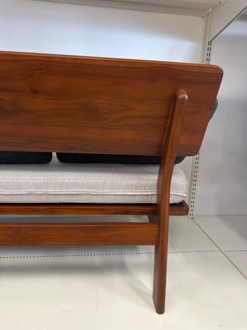 SCANTEAK (スキャンティーク) 3人掛けソファー 木枠 カバーリング 286 グレー×ブラウン プロローグ
