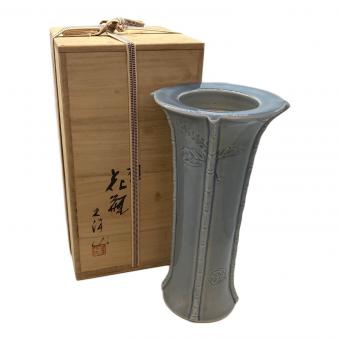 桐竹文 花瓶 鳳玉 山崎 光洋
