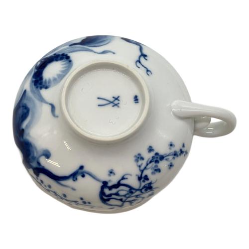 Meissen (マイセン) カップ&ソーサー ブルーオーキッド