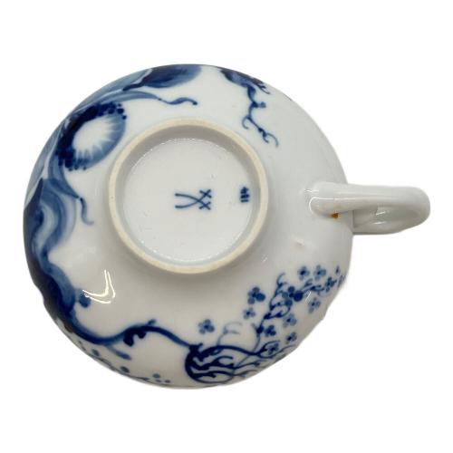 Meissen (マイセン) カップ&ソーサー ブルーオーキッド