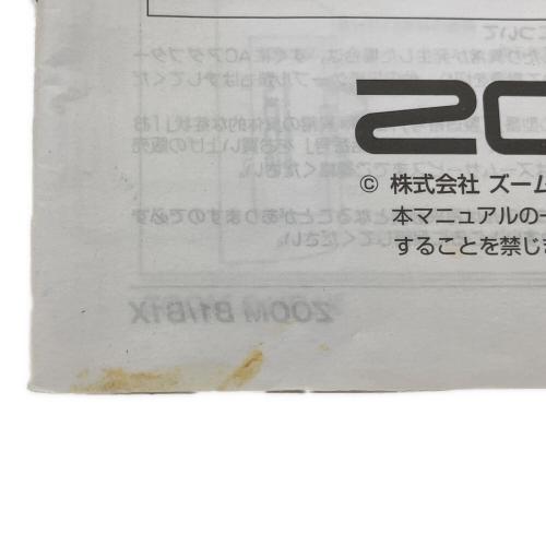 ZOOM (ズーム) B1X Bass Effects Pedal ベース用マルチエフェクター