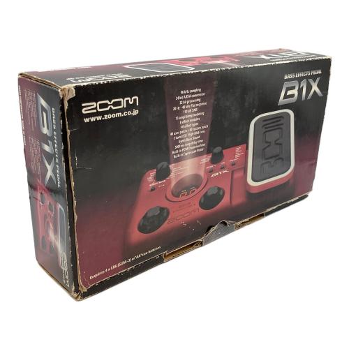 ZOOM (ズーム) B1X Bass Effects Pedal ベース用マルチエフェクター