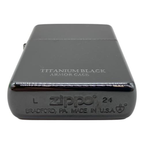 ZIPPO (ジッポ) ライター 2024年製 TITANIUM BLACK