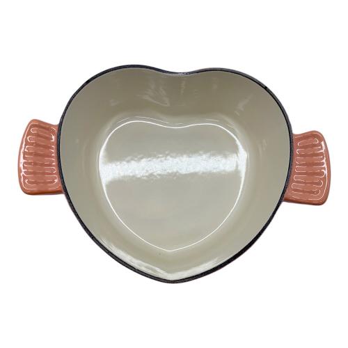 LE CREUSET (ルクルーゼ) 両手鍋 ココット・ダムール ハート型