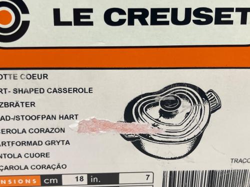LE CREUSET (ルクルーゼ) 両手鍋 ココット・ダムール ハート型