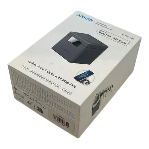 Anker (アンカー) マグネット式ワイヤレス充電器 3-in-1 Cube with MagSafe Y1811JA1