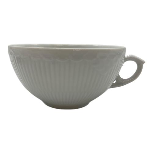 ROYAL COPENHAGEN (ロイヤル・コペンハーゲン) カップ&ソーサー ホワイトフルーテッド・ハーフレース