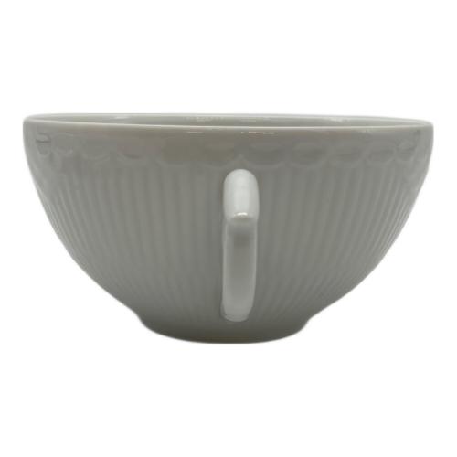 ROYAL COPENHAGEN (ロイヤル・コペンハーゲン) カップ&ソーサー ホワイトフルーテッド・ハーフレース