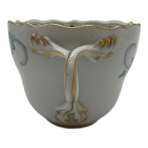 Meissen (マイセン) カップ&ソーサー デミタス/グリーン インドの華